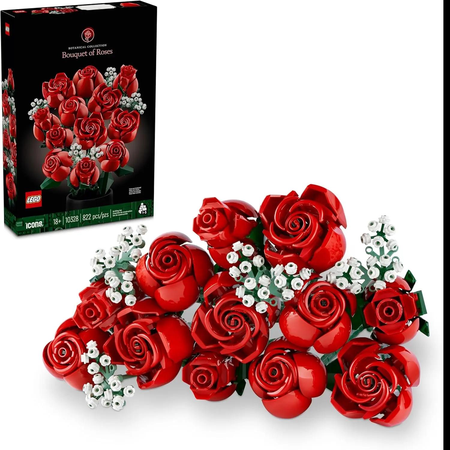 LEGO Botanicals Bouquet of Roses Artificial Flowers 10328 for $47.99 Shipped