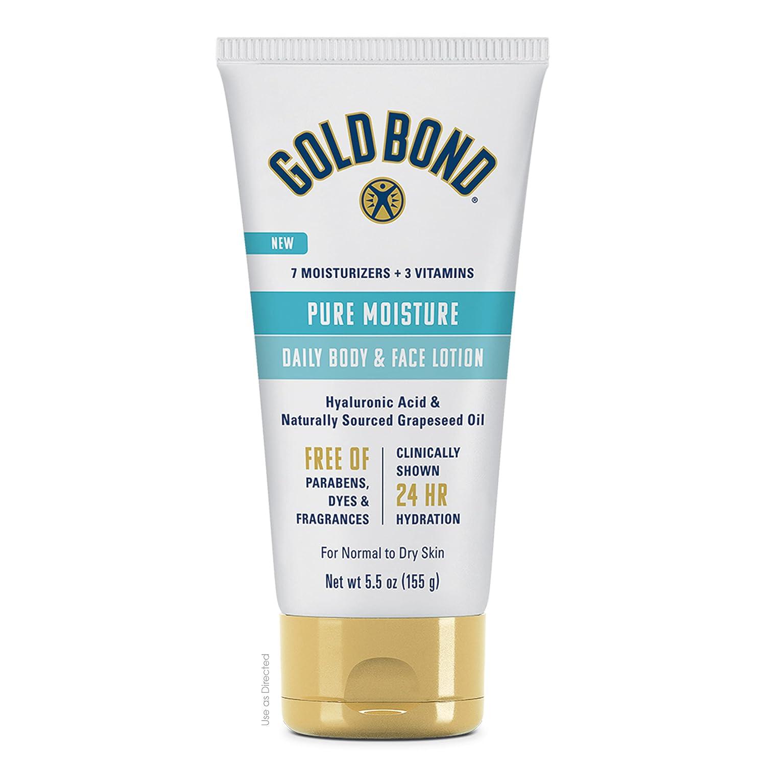 Gold Bond Pure Body and Face Moisture Lotion for $3.69