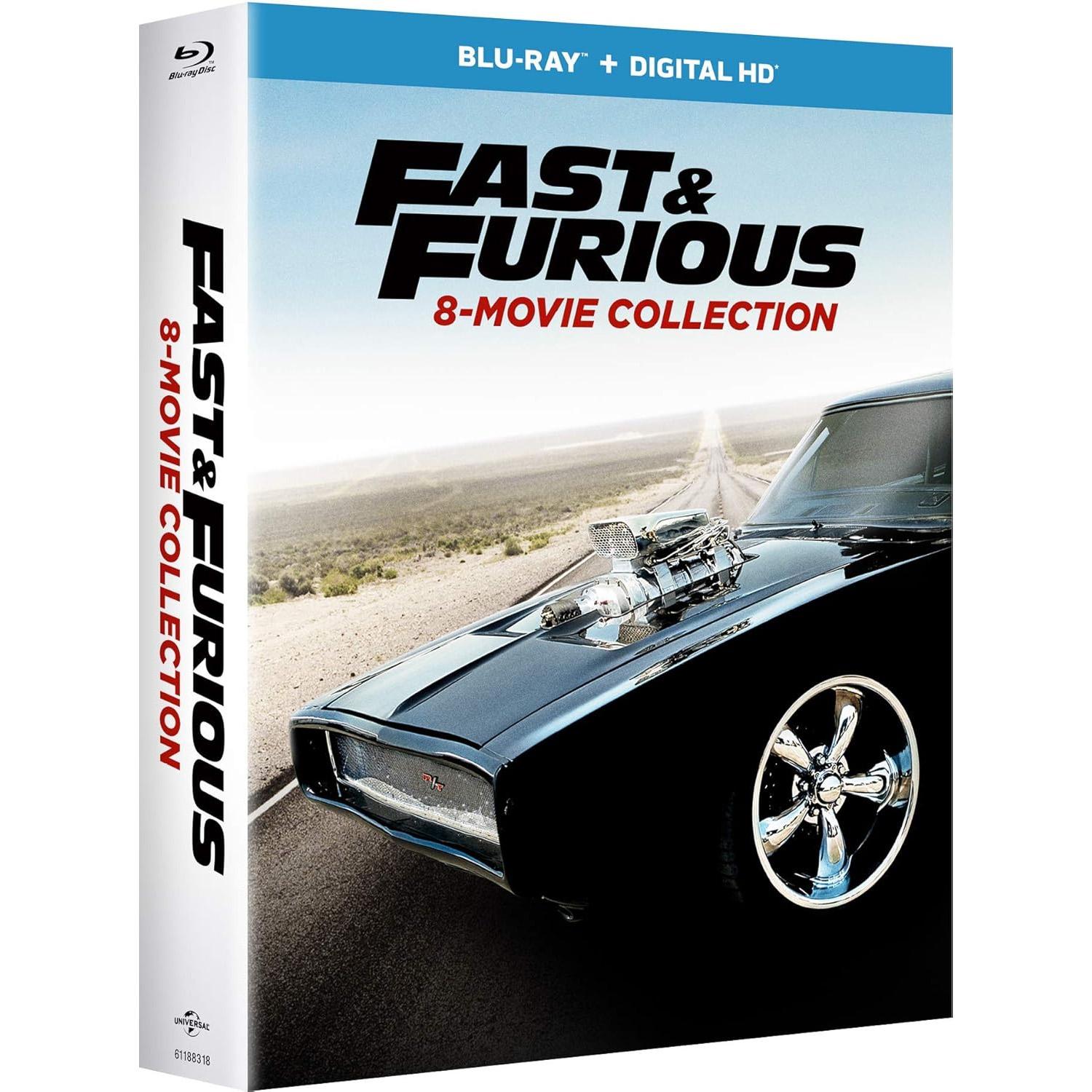 Fast and Furious 8-Movie Collection Blu-ray for $16.99