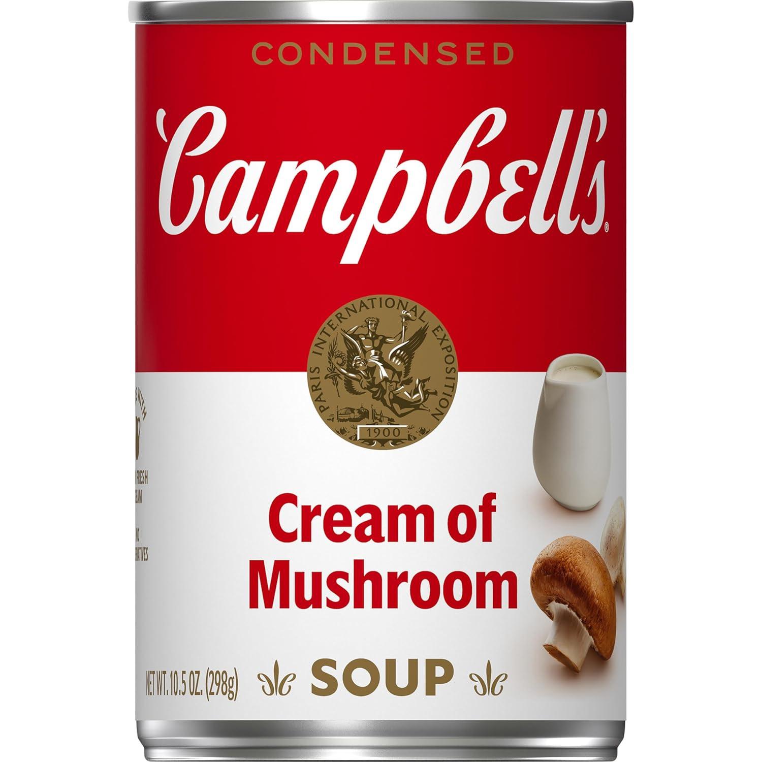 Campbells Condensed Cream of Mushroom Soup for $0.80