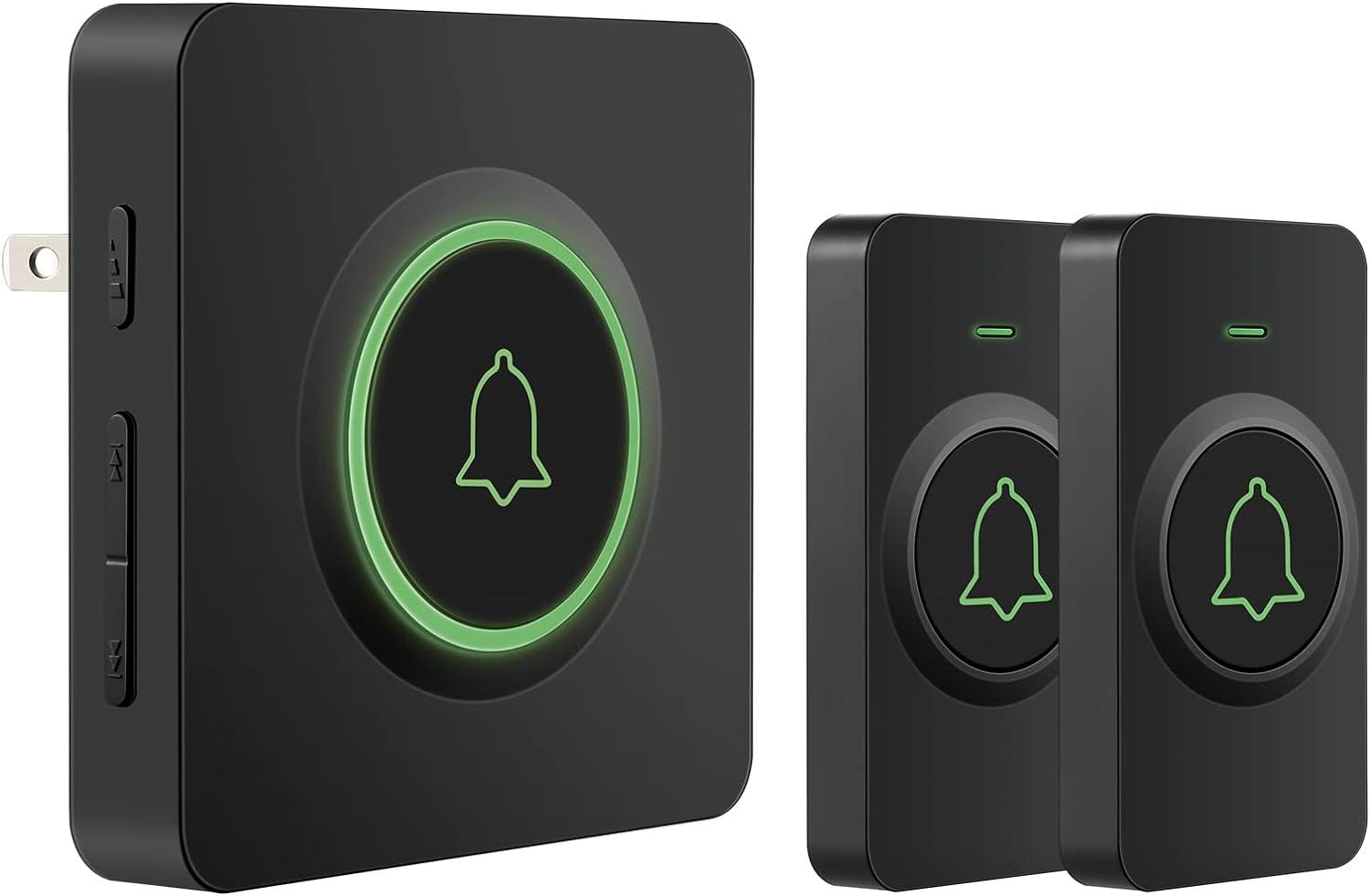 Avantek Wireless Doorbell Kit with 2 Buttons for $12.99