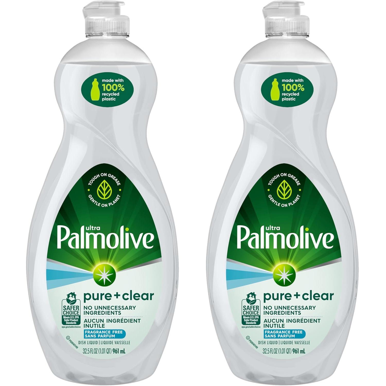 Palmolive Ultra Dishwashing Liquid Dish Soap 2 Pack for $5.58