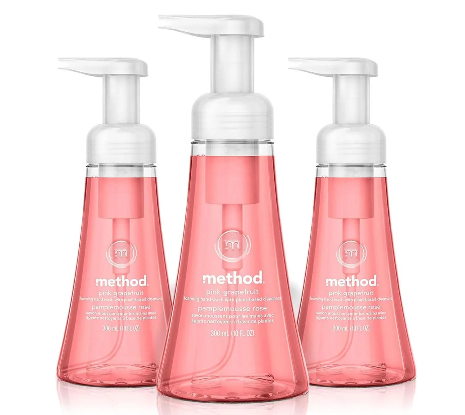 Method Foaming Hand Soap Pink Grapefruit 3 Pack for $6.81