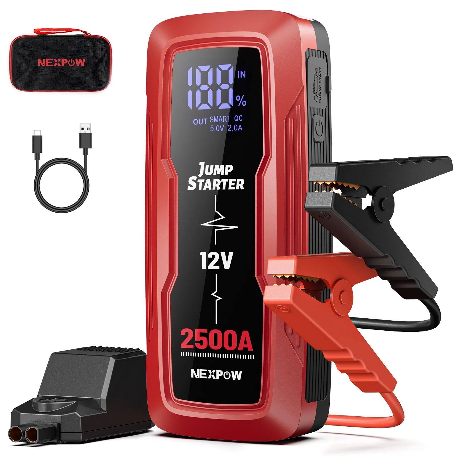 Nexpow 18000mAh 2500A Car Jump Starter for $39.99 Shipped