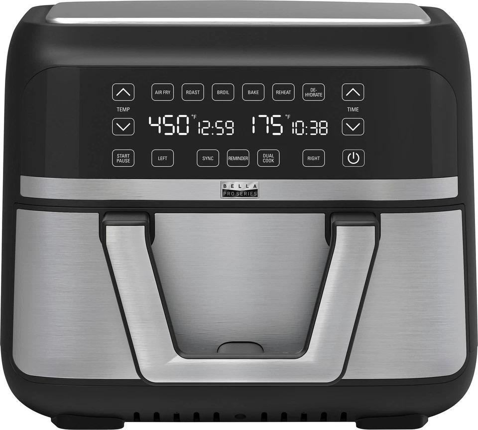 Bella Pro 9qt Trizone Touchscreen Air Fryer for $49.99 Shipped