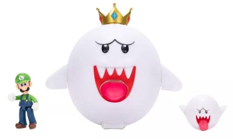 Nintendo King Boo with Luigi Action Figure Set 3 Pack for $14.99