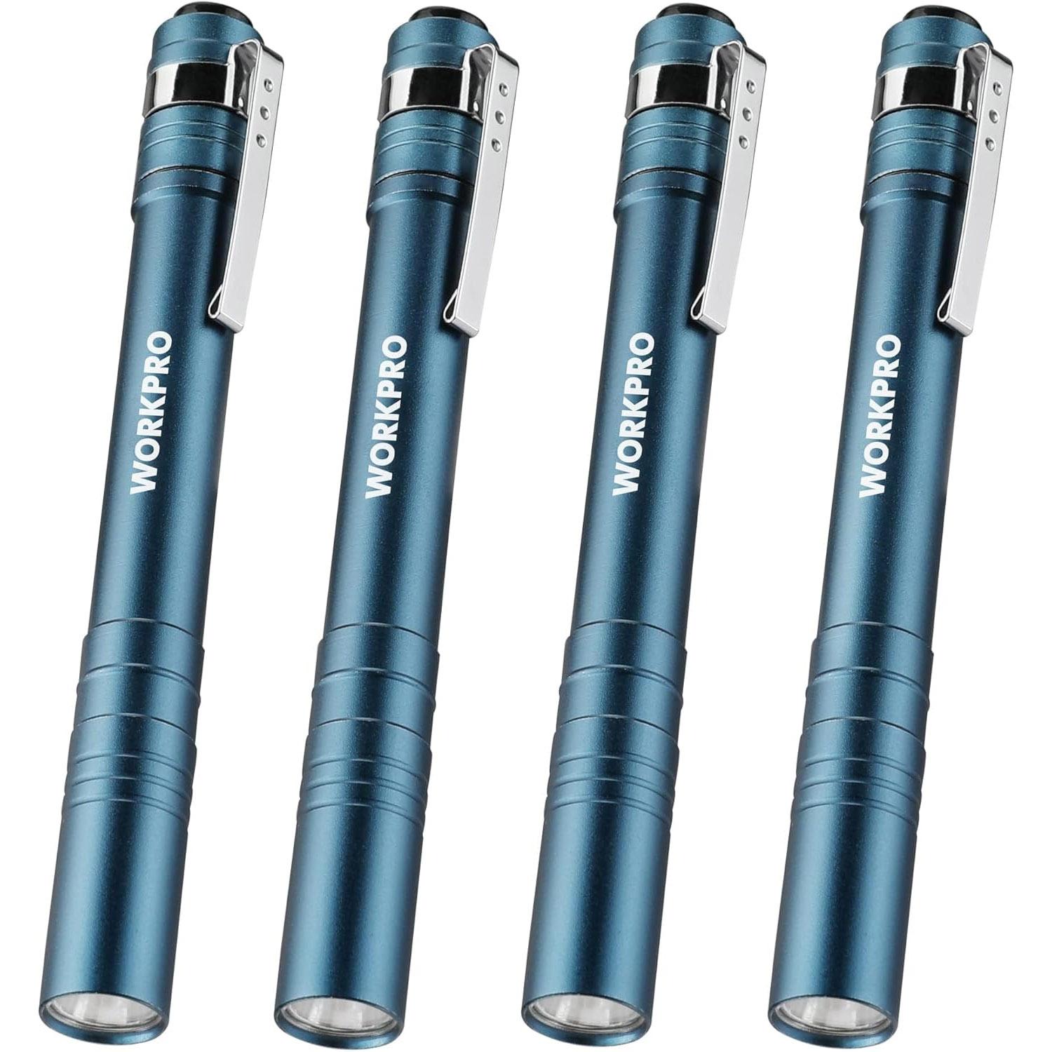 Workpro LED Pen Light Pocket Flashlight for $7.99