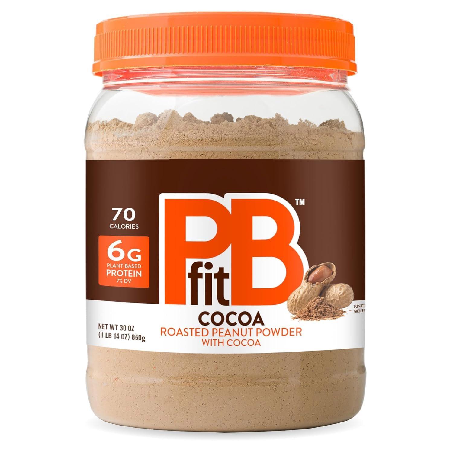 PBfit Peanut Butter Cocoa Protein Powder 30oz for $9.33