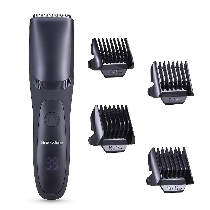 Brookstone Cordless Rechargeable Mens Vacuum Electric Hair Trimmer for $11.99