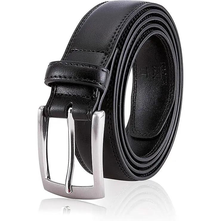 Mens Genuine Leather Dress Belt by Milorde for $11.78