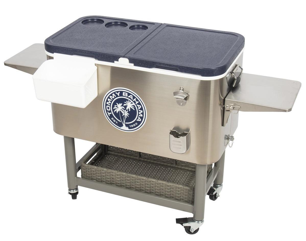 Tommy Bahama 100Q Stainless Steel Rolling Cooler for $149.99 Shipped