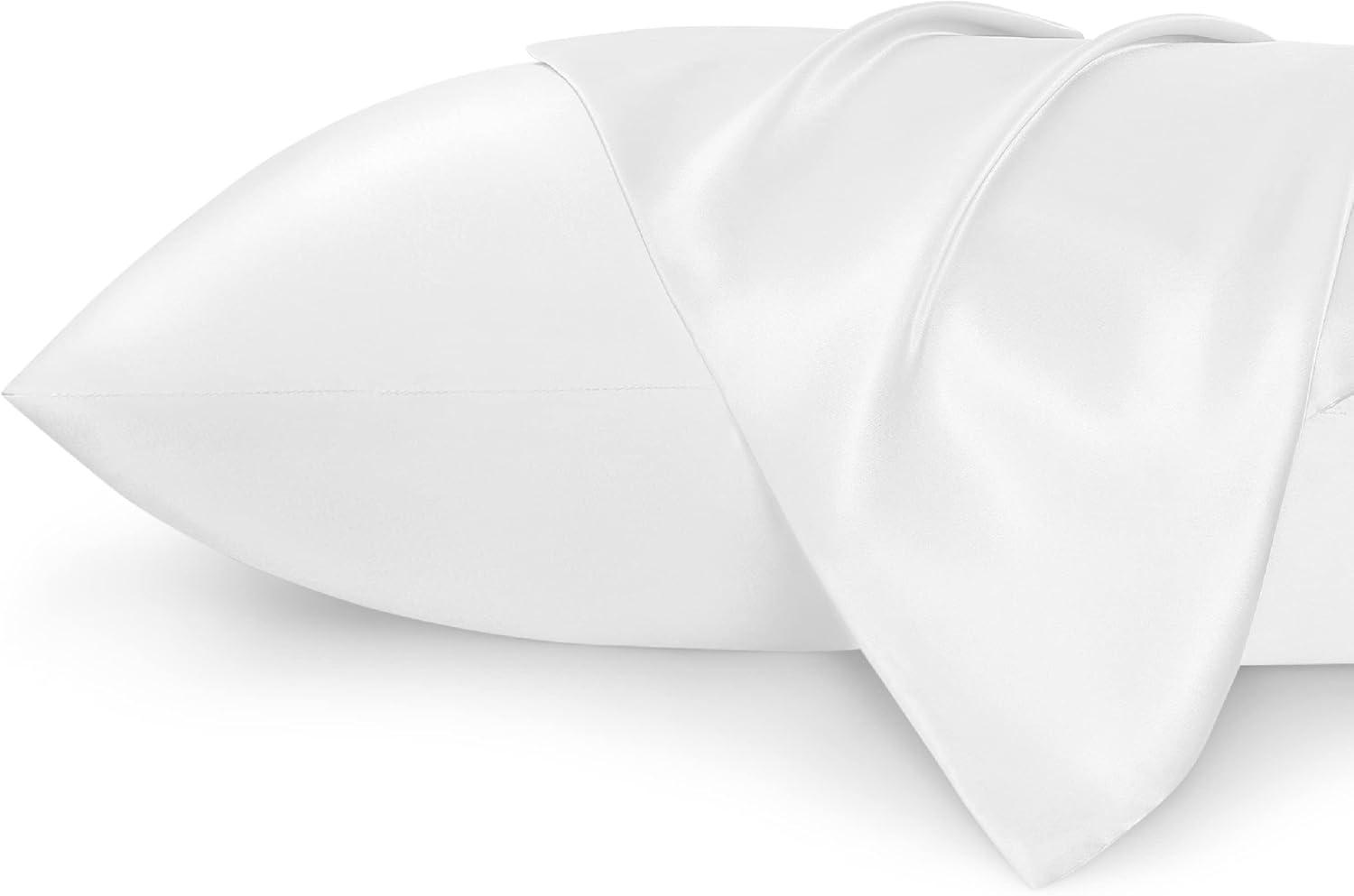 Bedsure Satin Pillowcases 2 Pack for $3.59