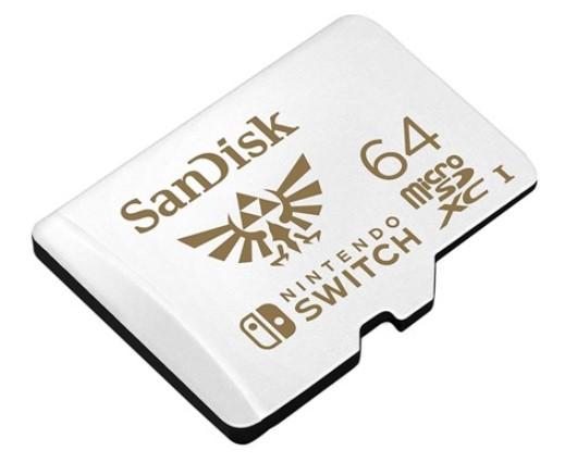 64GB SanDisk UHS-I Nintendo Switch microSDXC Memory Card for $2.99