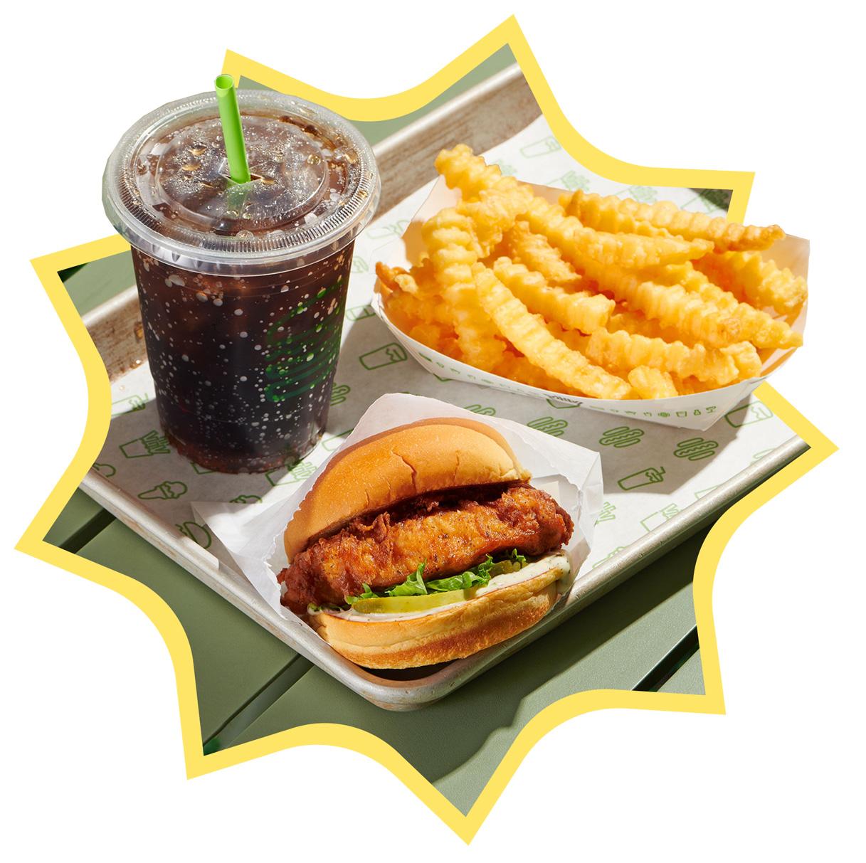 Shake Shack Chicken Sandwich Combo for $9.99