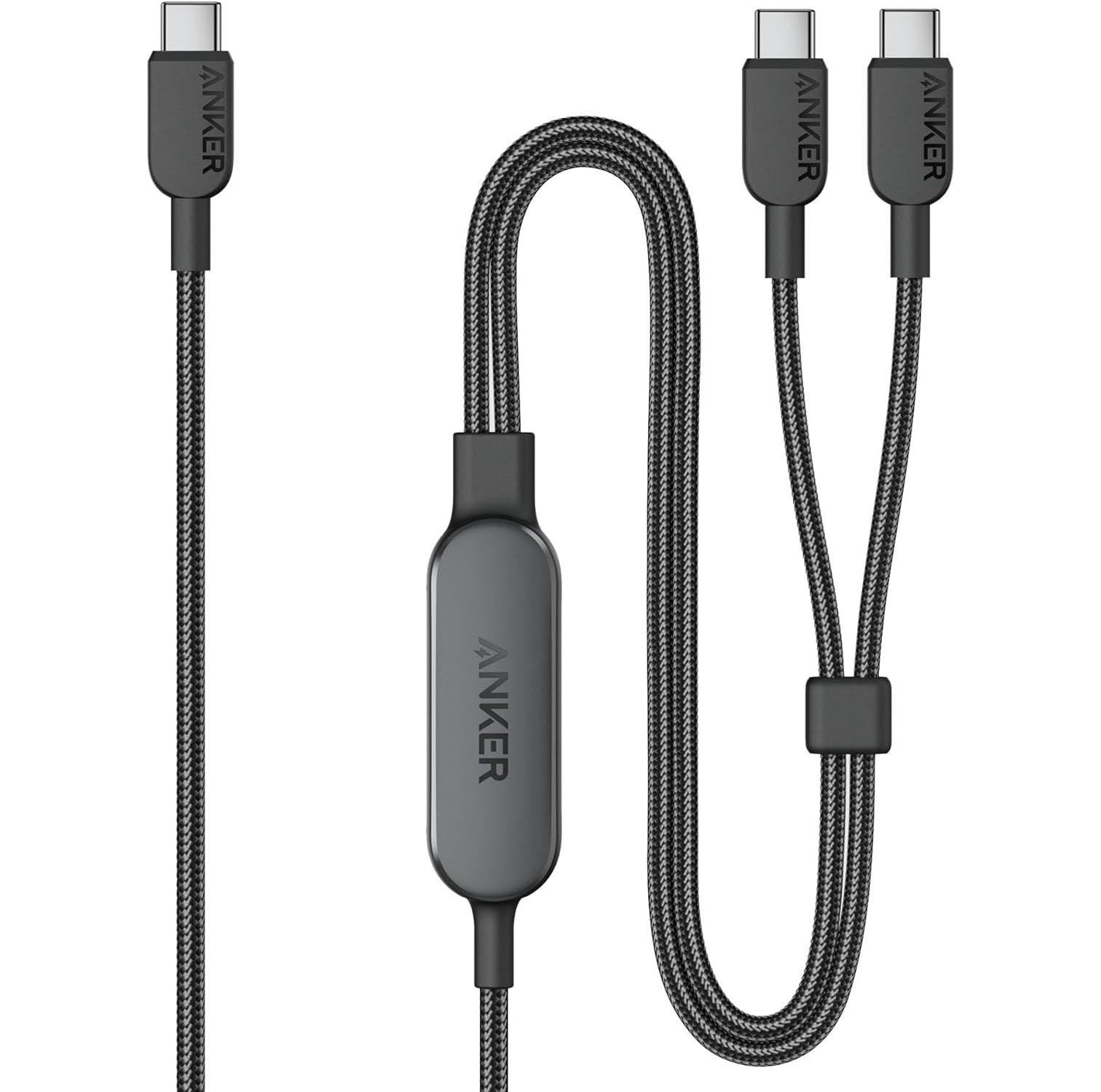 Anker USB C 2-in-1 Cable for $17.99