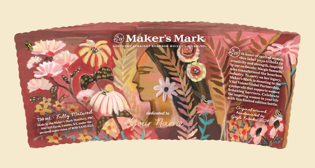 Free Makers Mark Spirited Women Label