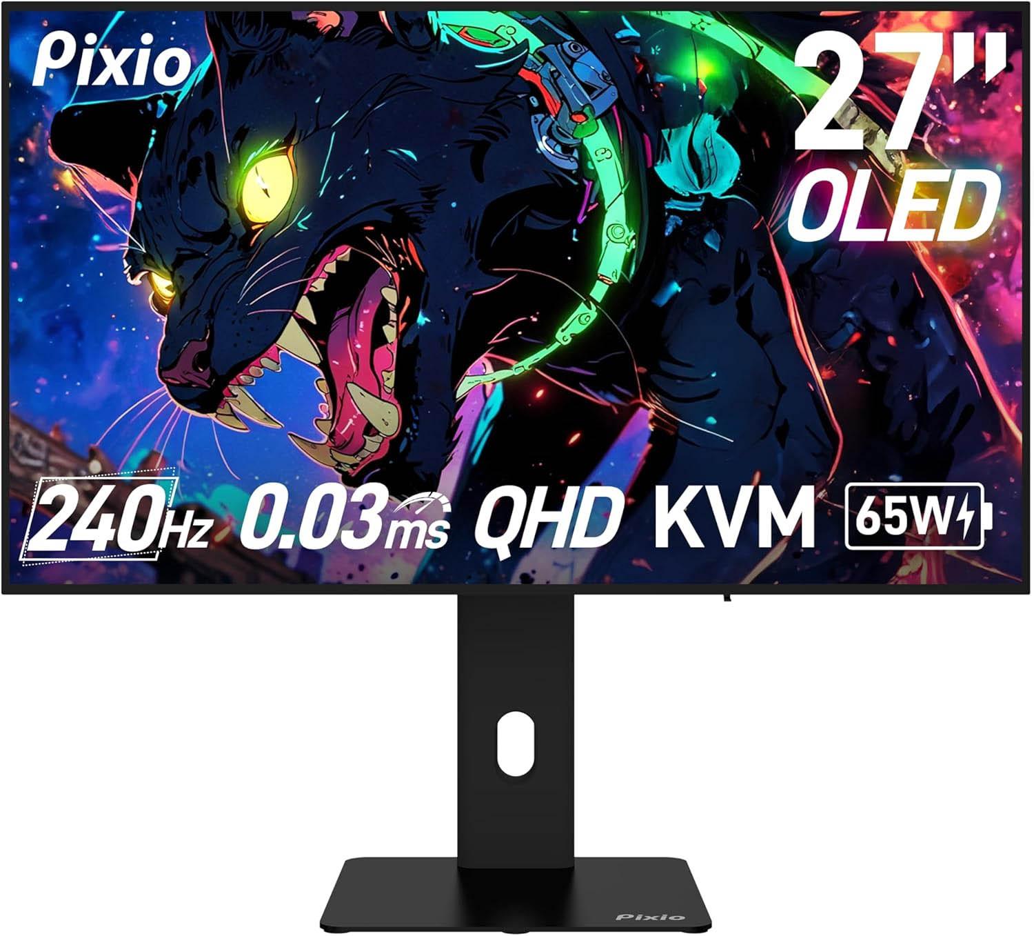 27in Pixio PX277 OLED Max 240hz QHD Monitor for $399.99 Shipped