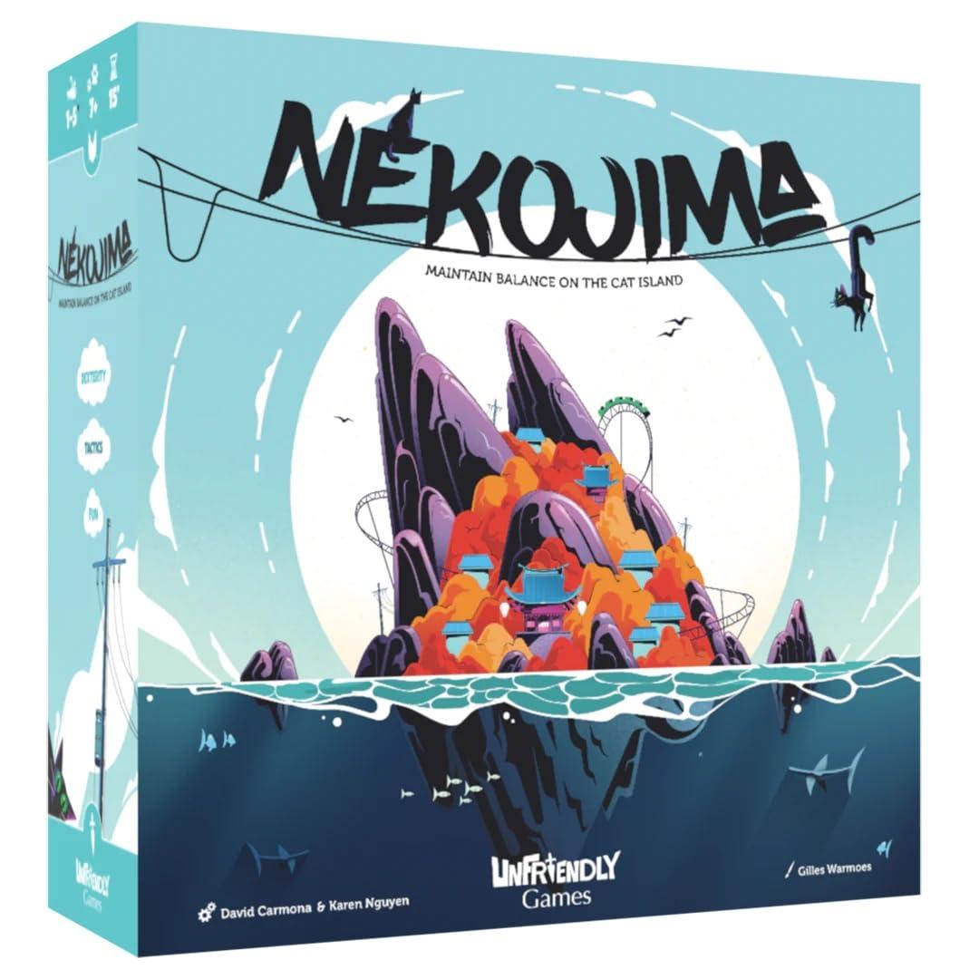 Nekojima Build the Power Grid but Dont Knock it Down Boardgame for $18.99