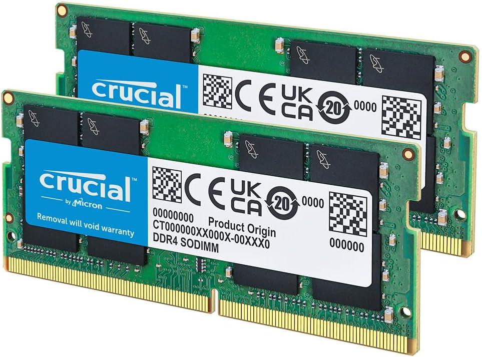 32GB Crucial Kit DDR4 3200Mhz PC4-25600 Sodimm Memory for $44.99 Shipped