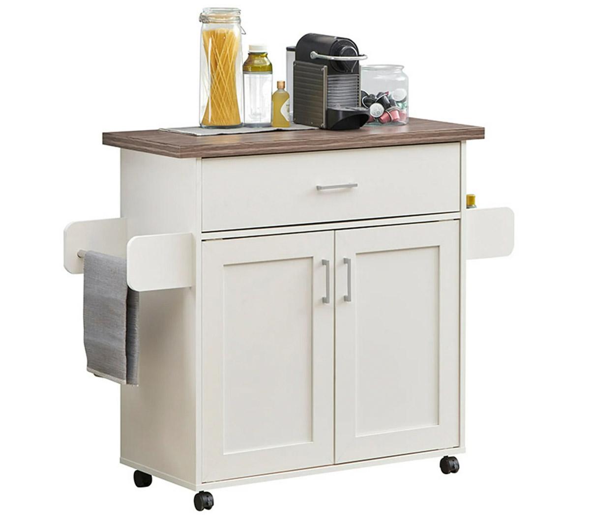 Techni Home Deluxe Mobile Kitchen Cart for $112 Shipped