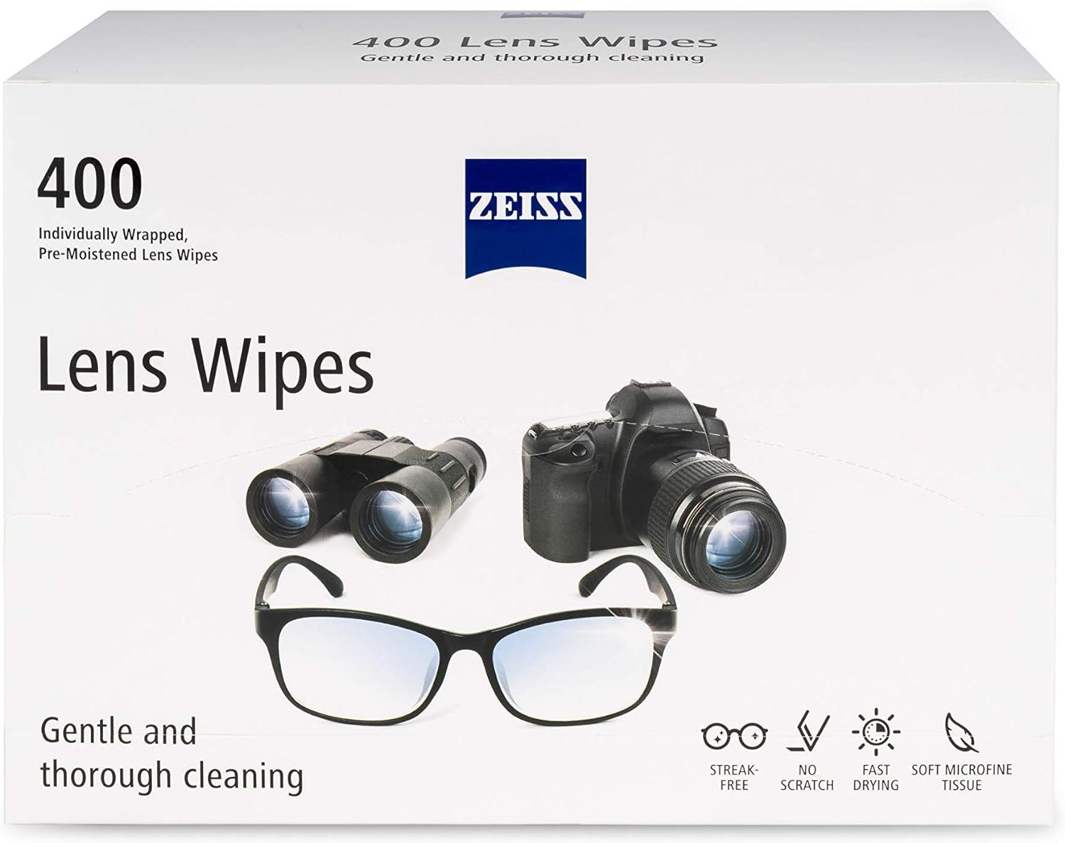 Zeiss Pre-Moistened Alcohol Wipes 400 Pack for $12.07