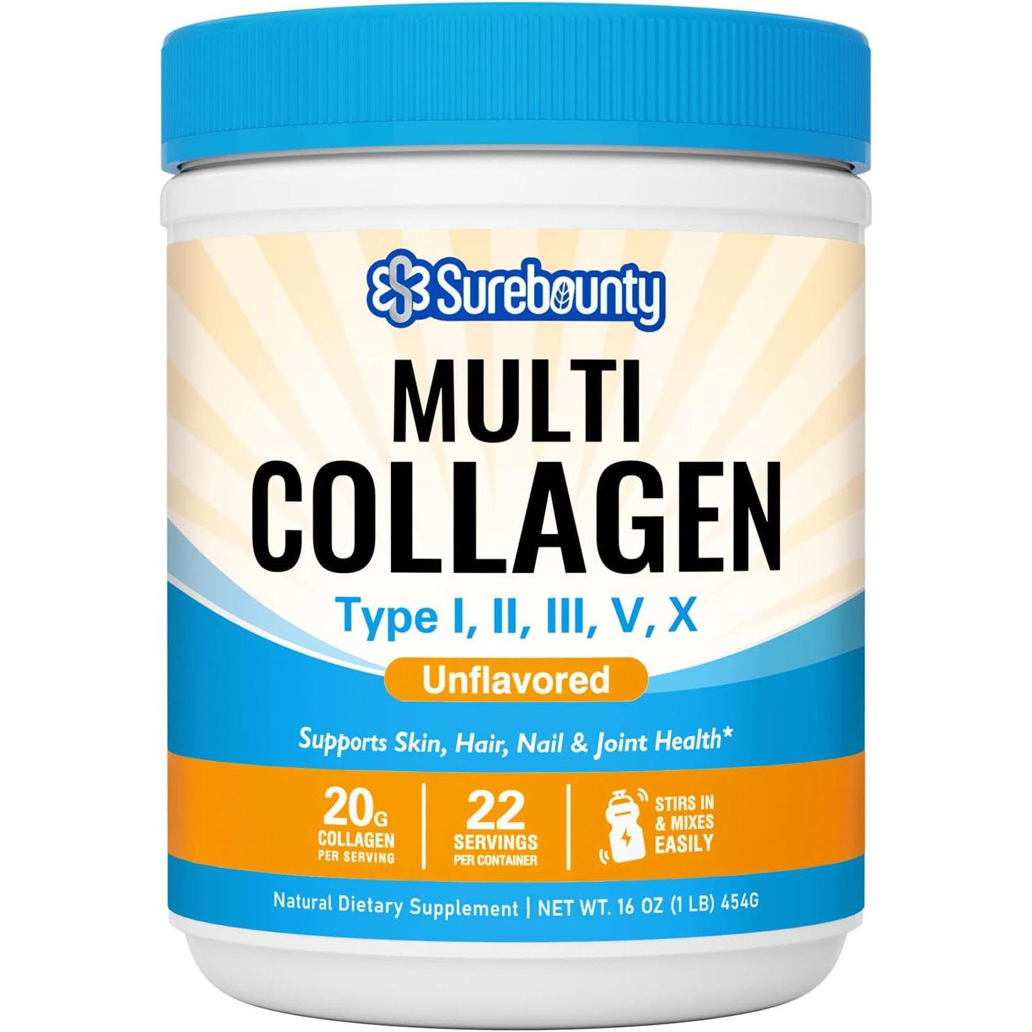 Surebounty Multi Collagen Powder for $11.19