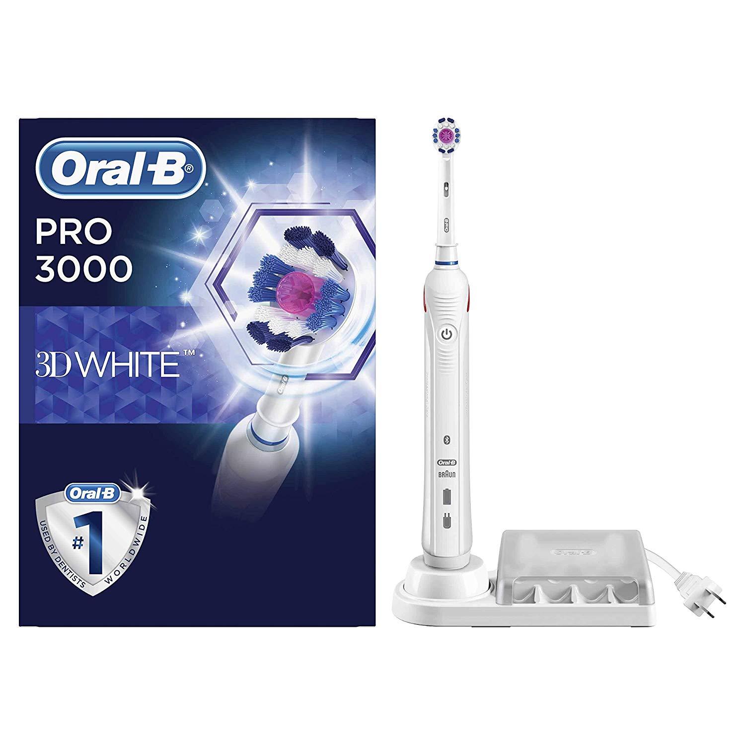 Oral-B Pro 3000 3D White Electric Toothbrush for $44.98 Shipped