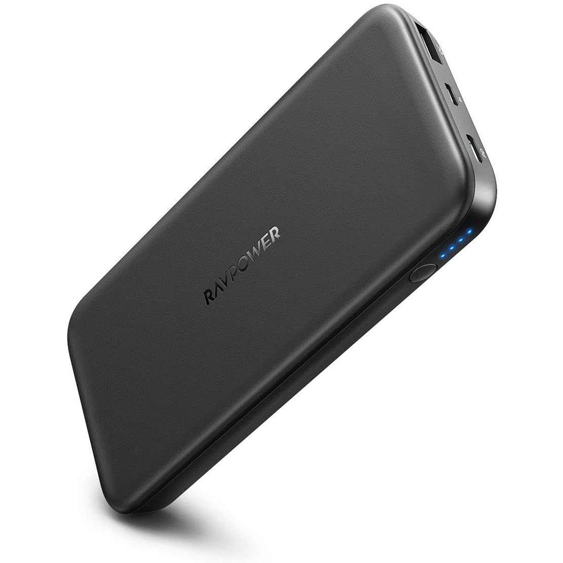 RAVPower 10000mAh 18W USB-C Portable Charger for $13.99