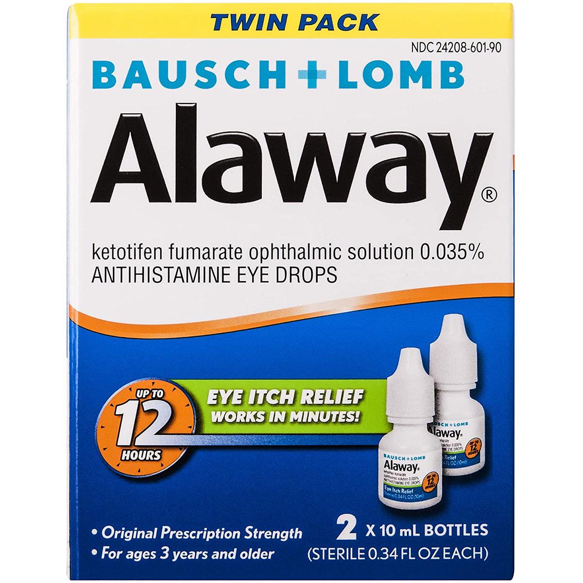 Bausch + Lomb Alaway Eye Itch Relief Antihistamine Eye Drops