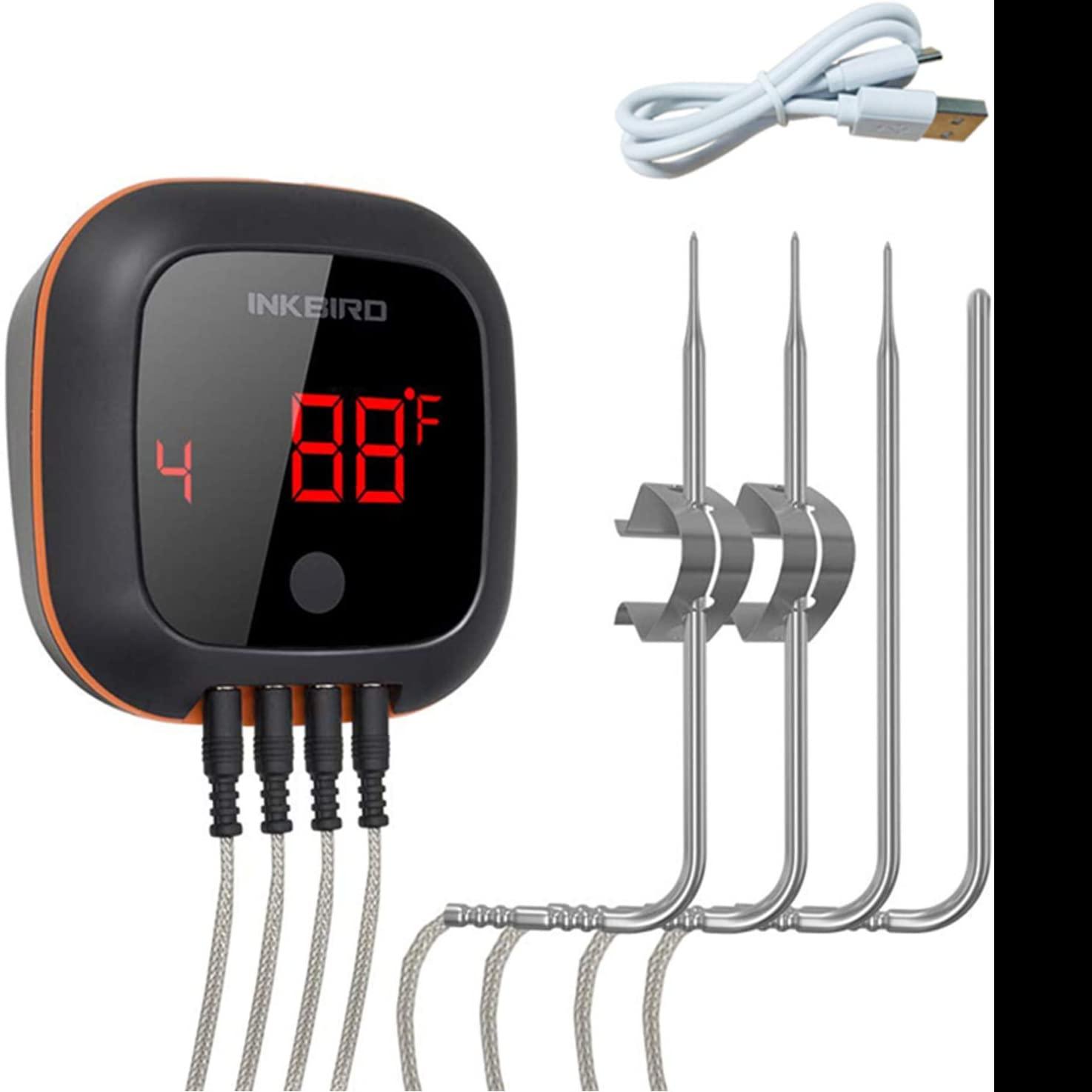 Inkbird IBT-4XS Bluetooth BBQ Grill Thermometer for $36.39 Shipped