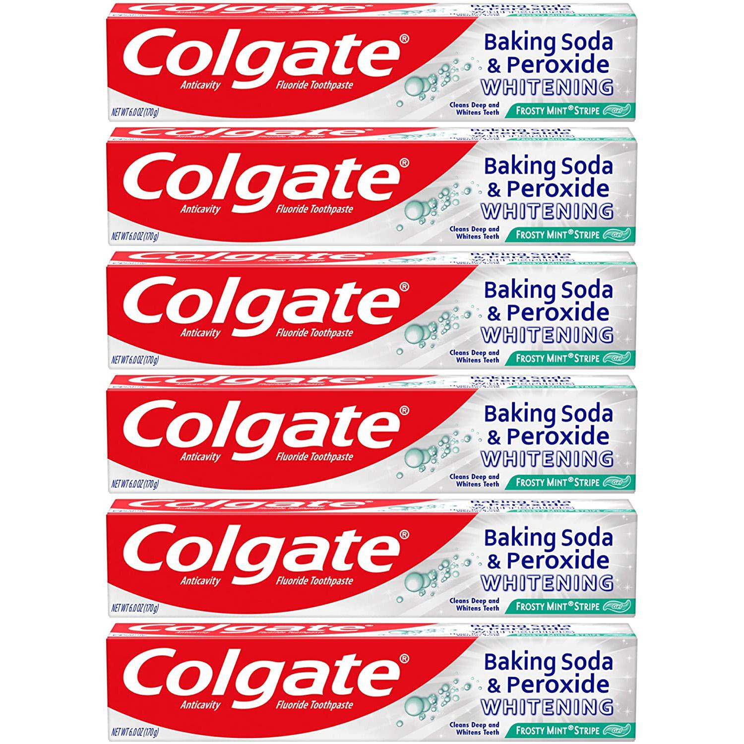 6 Colgate Baking Soda and Peroxide Whitening Toothpastes for $7.58 Shipped