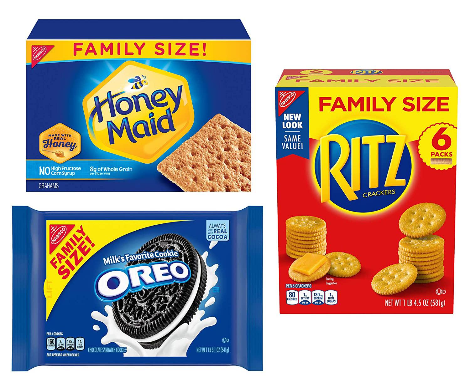 3 Pack Oreo Ritz and Honey Maid Variety Pack for $9.87 Shipped