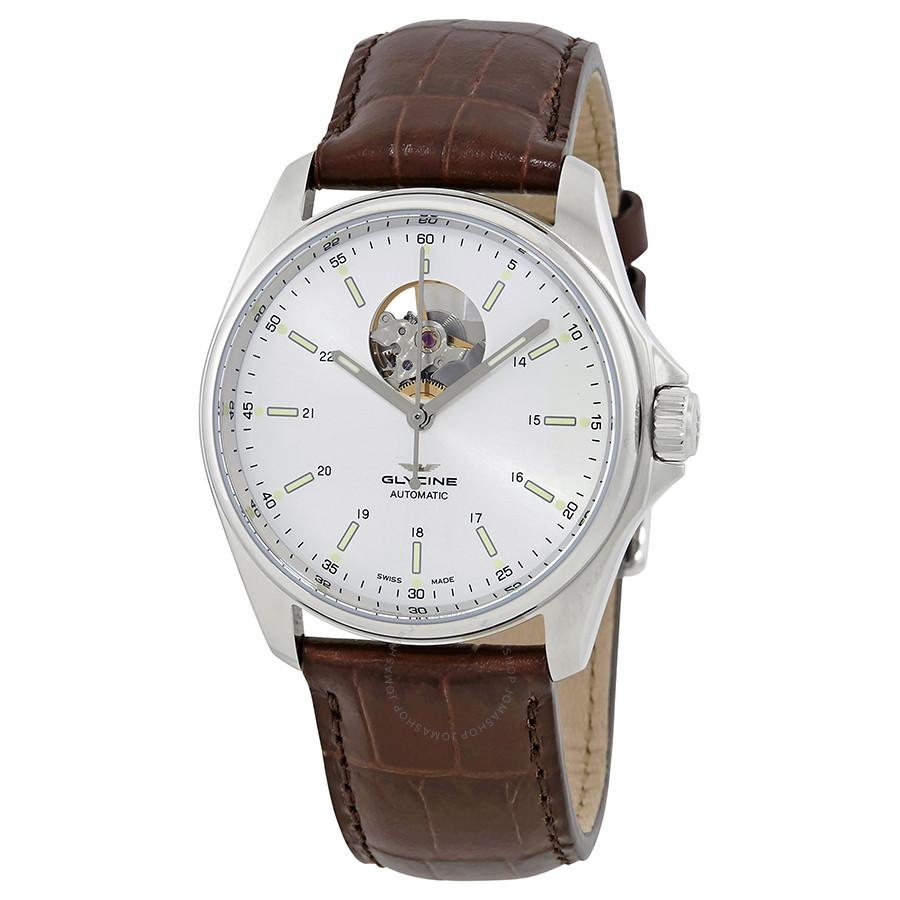 Glycine Combat Classic Automatic 40mm Open Heart Dress Watch for $249 Shipped