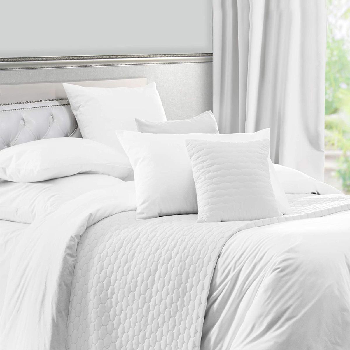 Pure White 400 Thread Count Duvet Cover King for $38.49 Shipped