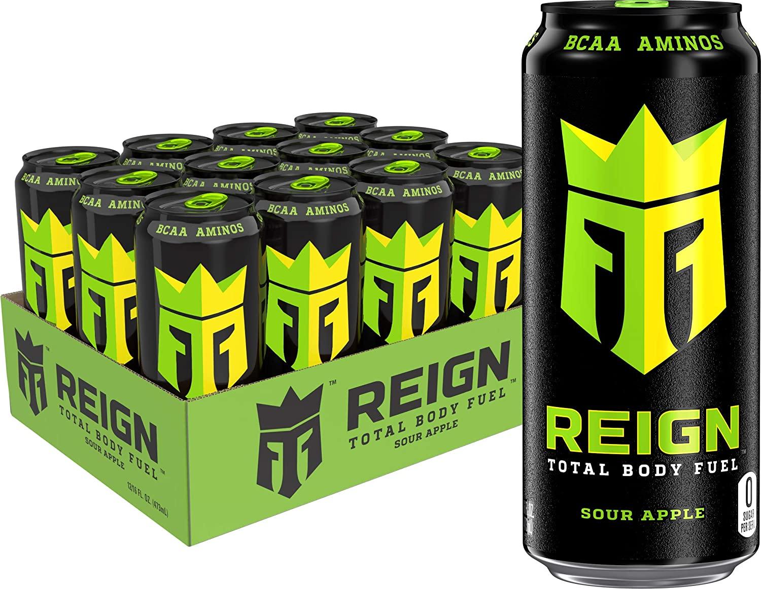 12 Reign Total Body Fuel Fitness Sour Apple Energy Drink for $11.95 Shipped