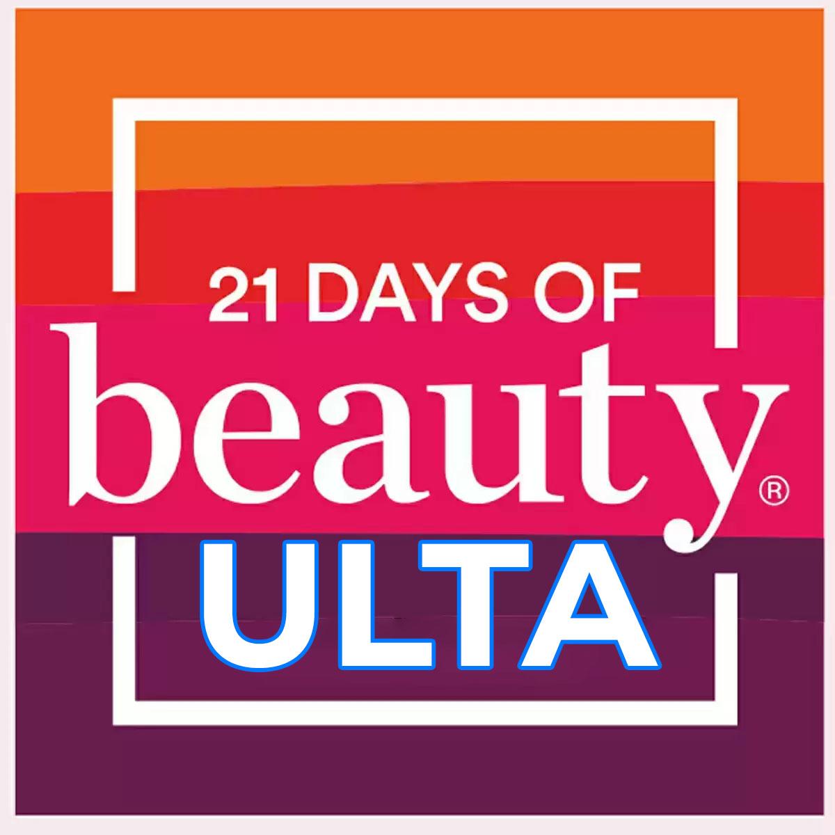 Ulta Beauty 21 Days of Beauty Sale 50% Off