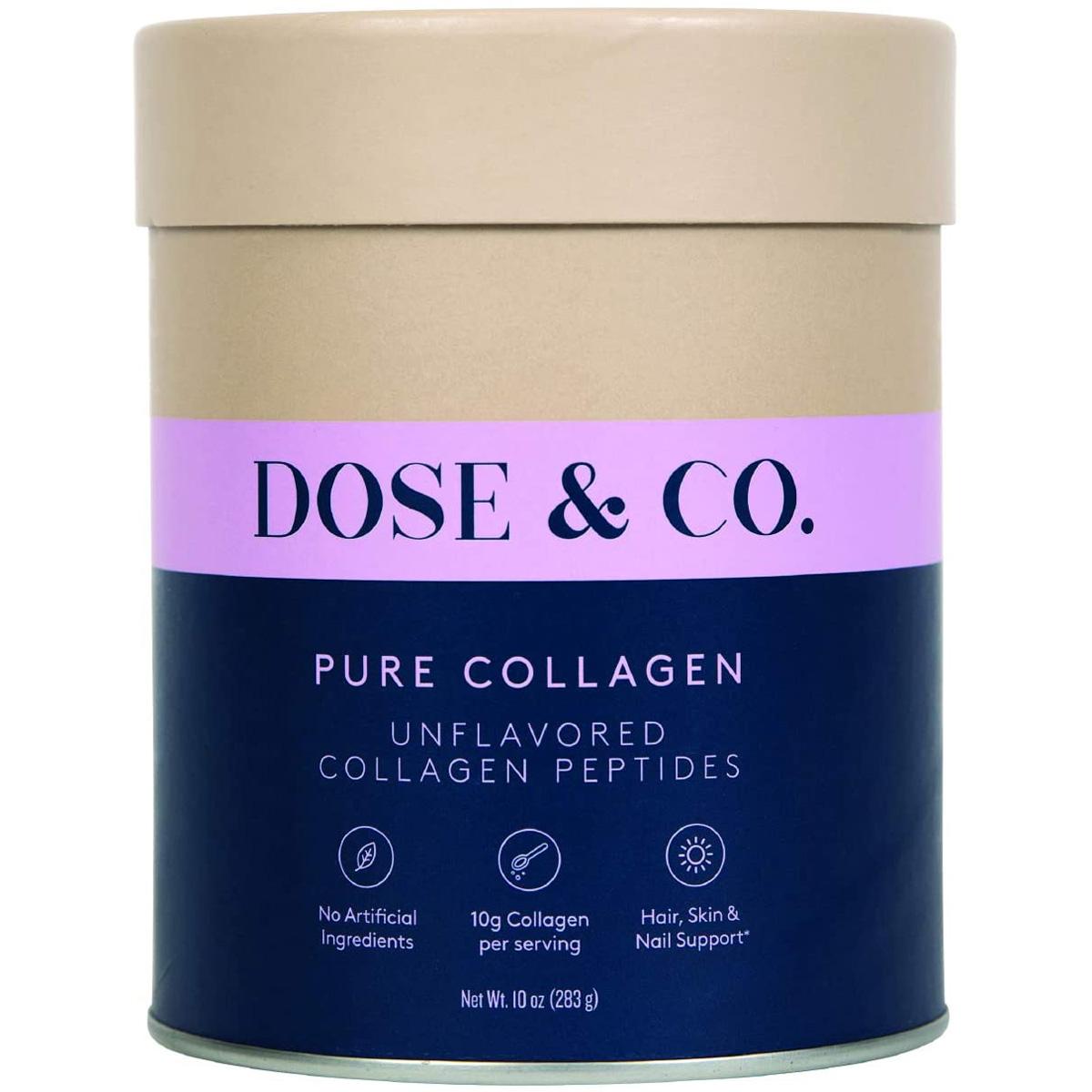 Dose and Co Pure Collagen Powder for $16.87 Shipped