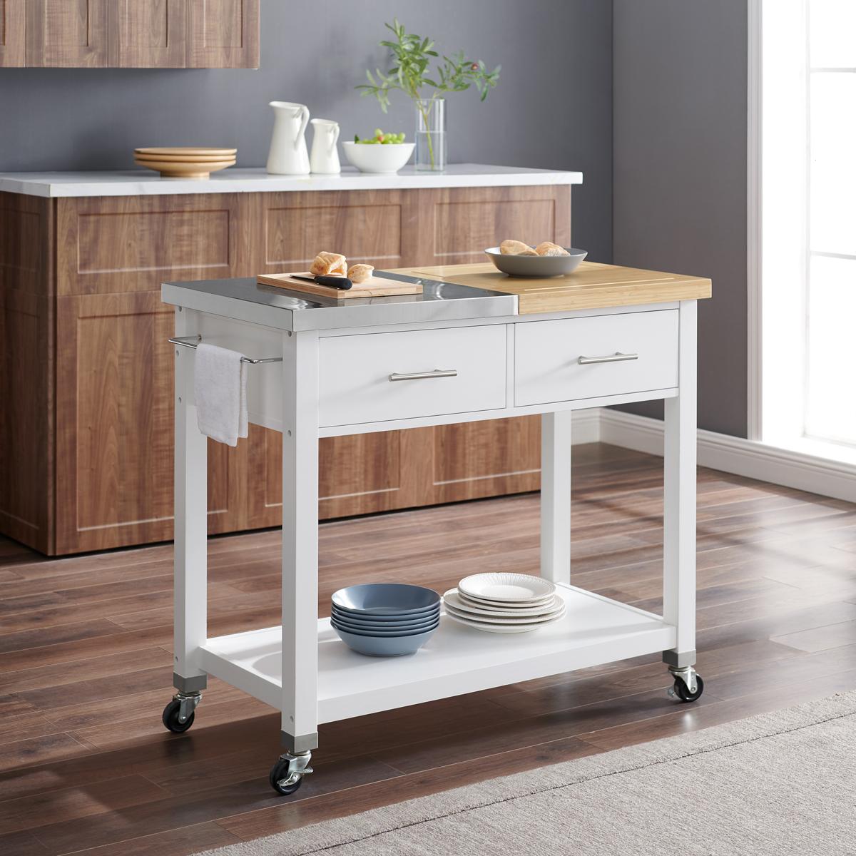 Better Homes and Gardens 40in Maxwell Kitchen Cart for $149 Shipped