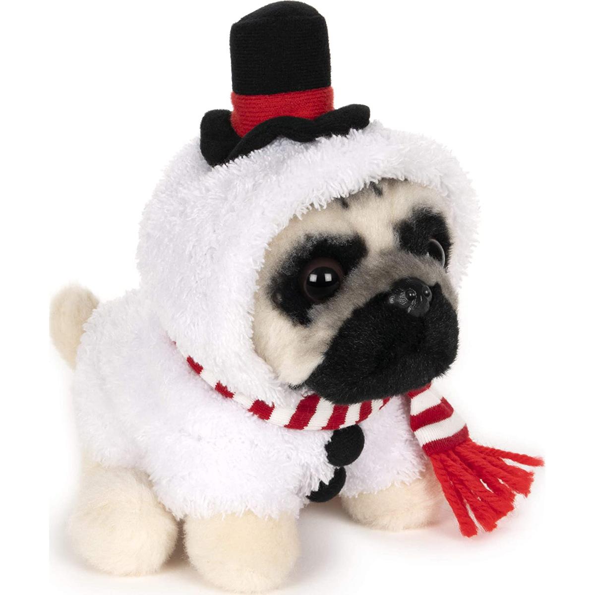 Gund 5in Doug the Pug Snowman Plush Stuffed Dog for $5.84