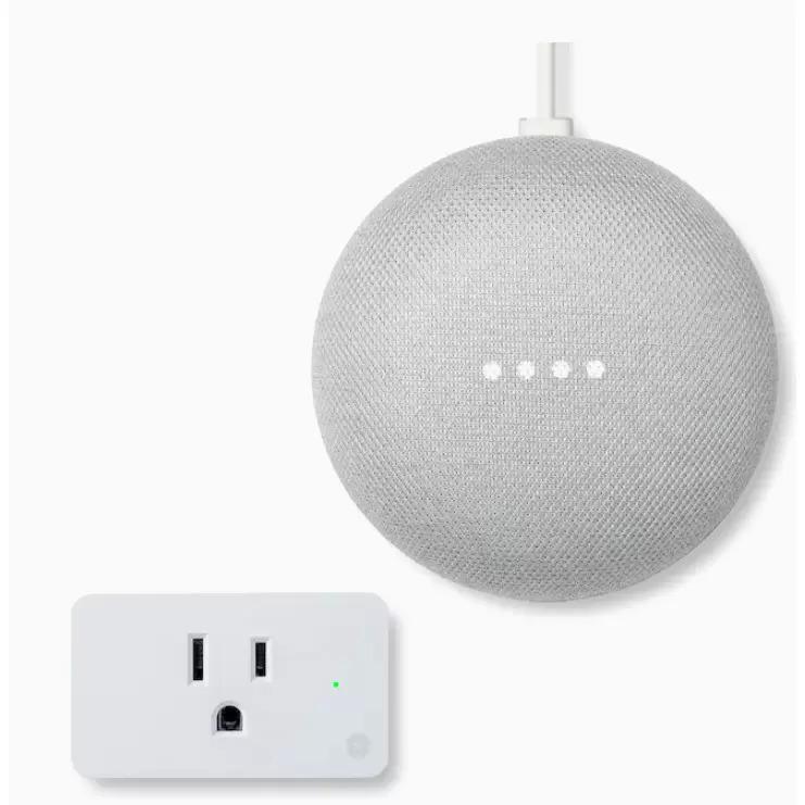 Google Nest Mini with GE Smart Plug Bundle for $24.99