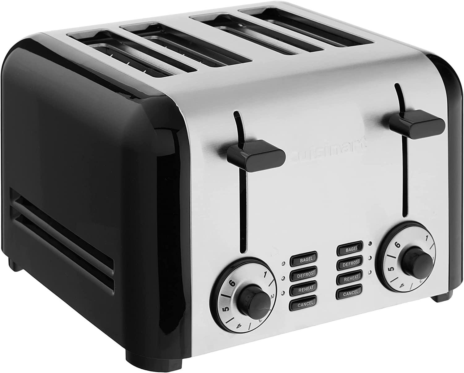 Cuisinart 4-Slice Compact Stainless Steel Toaster for $21.97 Shipped