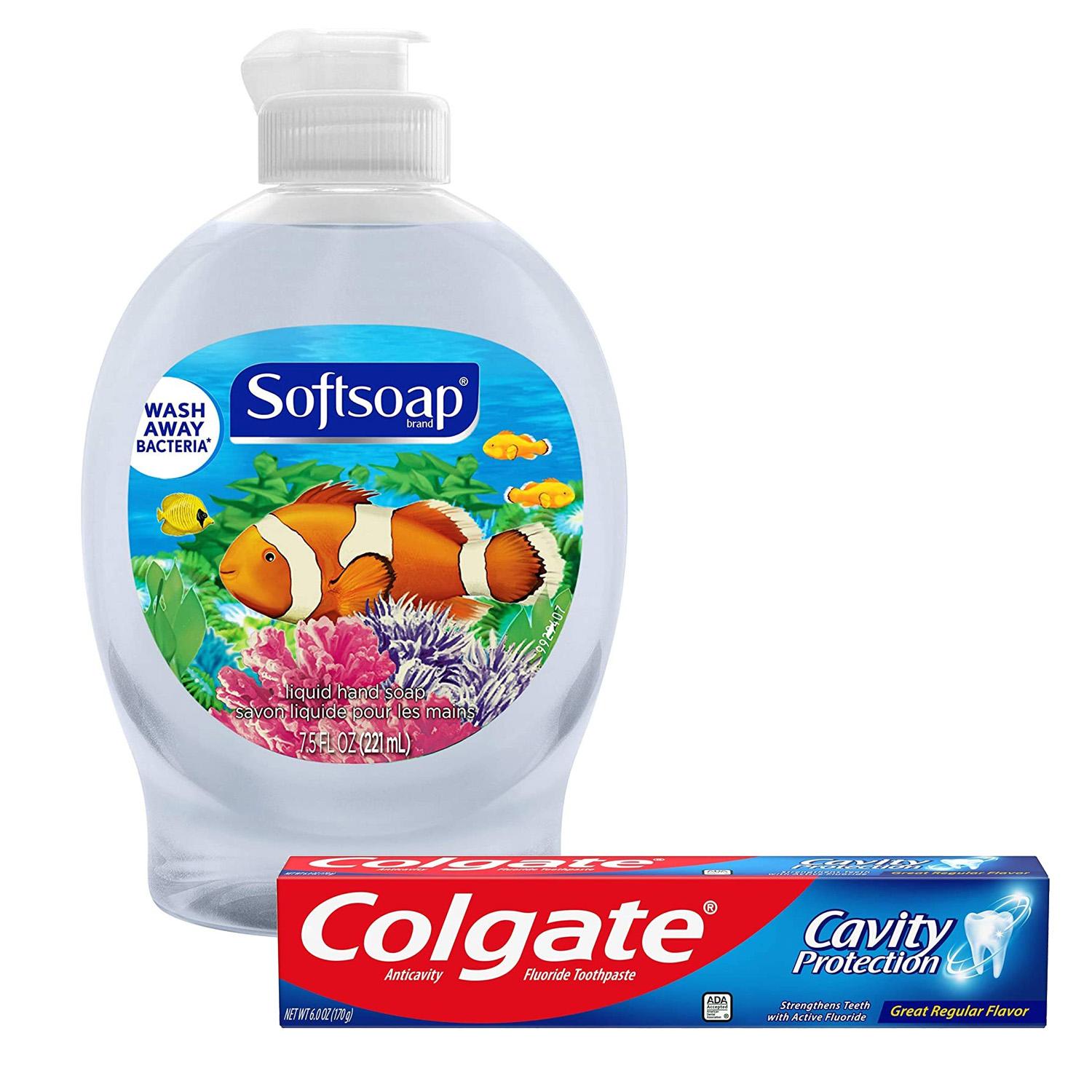 Softsoap Hand Soaps + 2 Colgate Toothpastes Deals