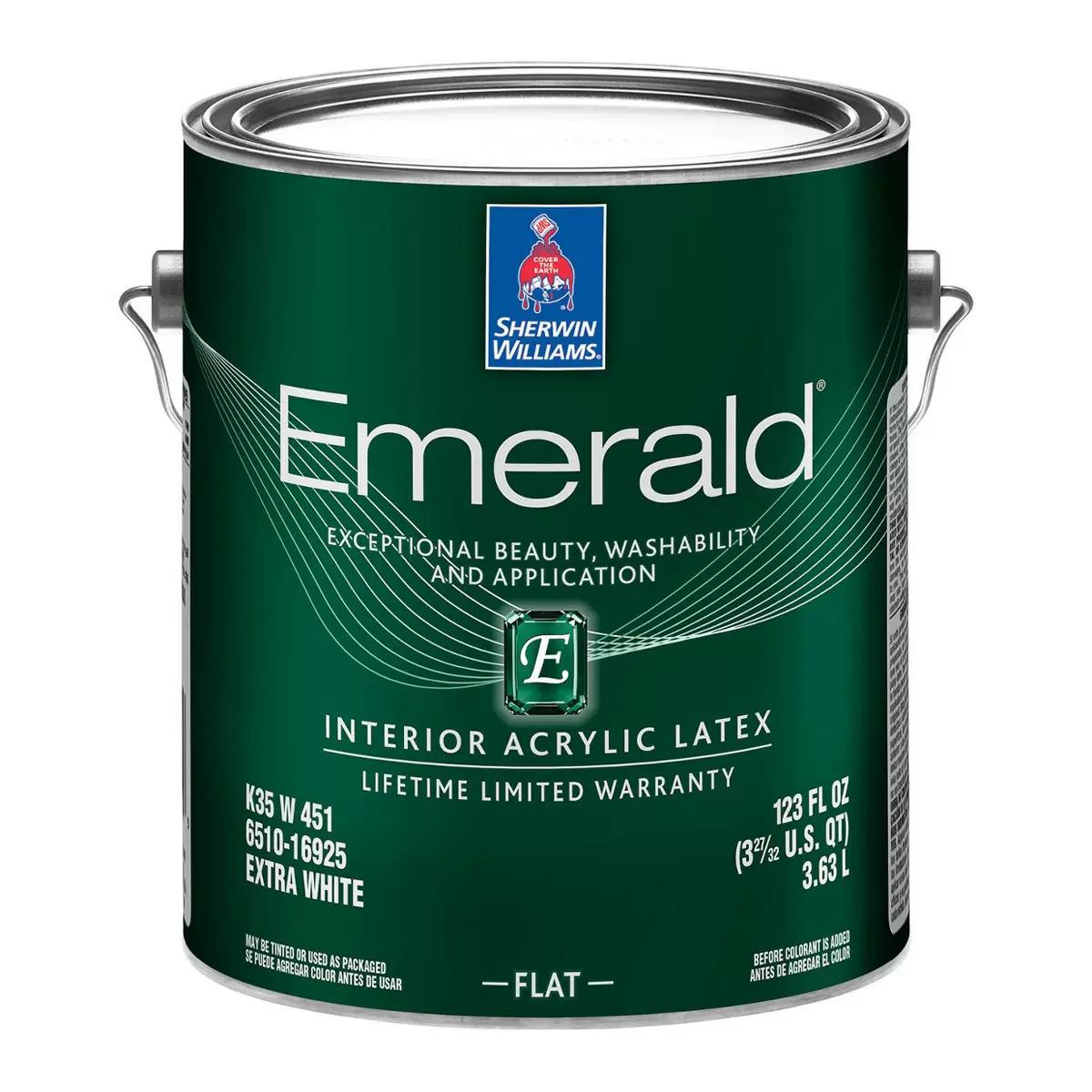 Sherwin-Williams Emerald Interior Acrylic Latex Paint for 40% Off