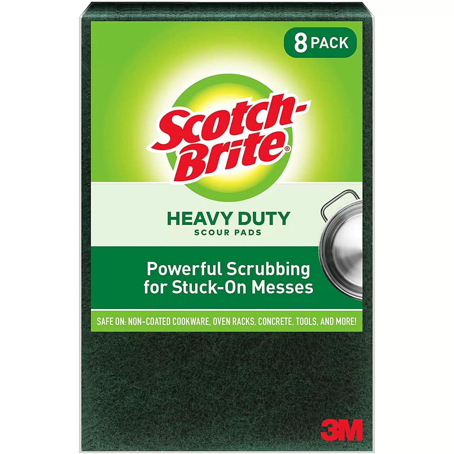 8 Scotch-Brite Heavy Duty Large Scour Pads for $4.75 Shipped