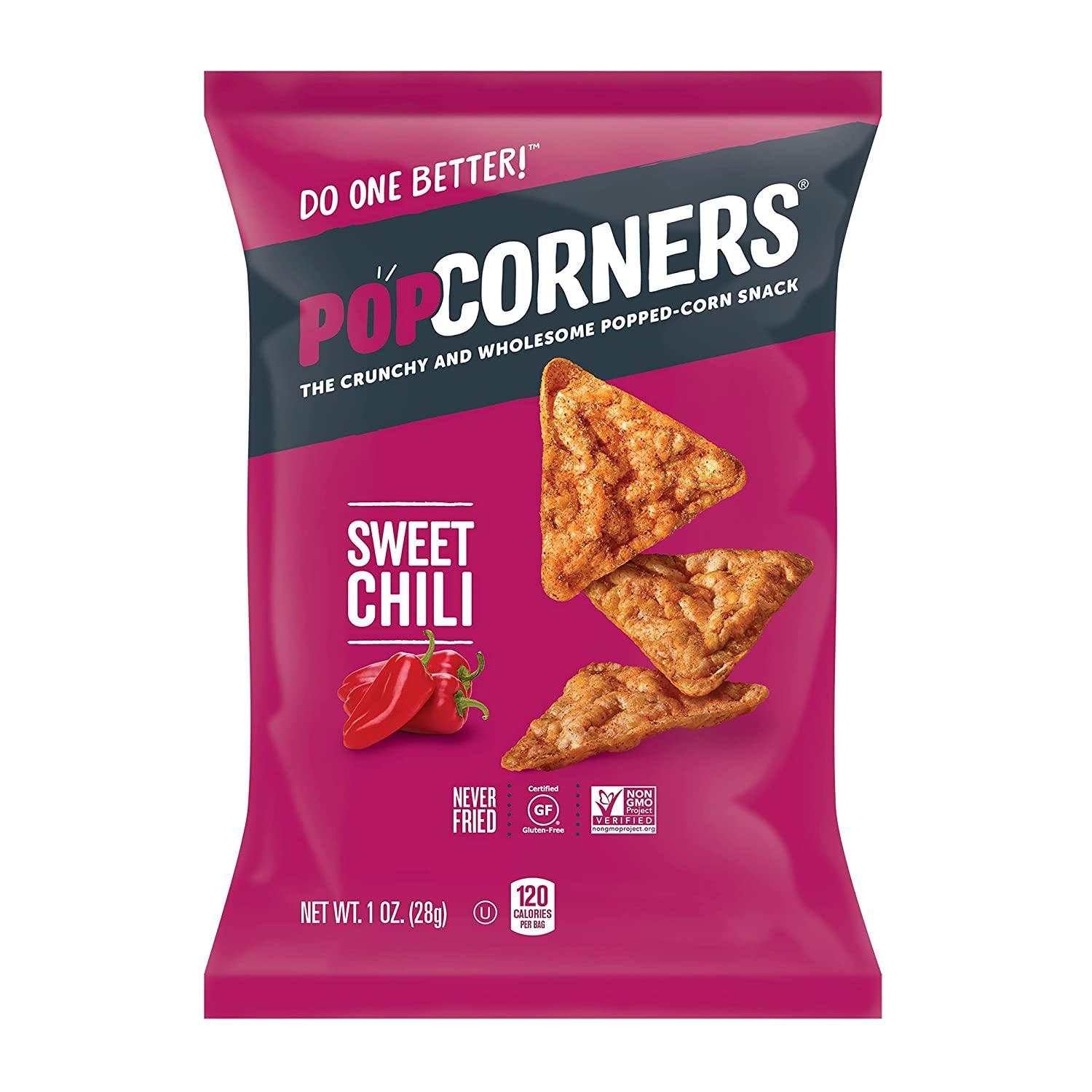 20 PopCorners Sweet Chili Popped Corn Snacks for $10.12