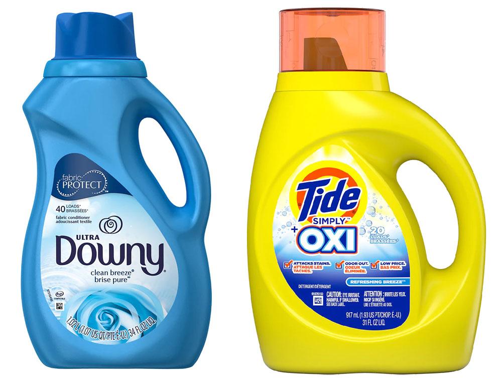 5 Downy Ultra Fabric Softener or Tide Simply Detergent for $10