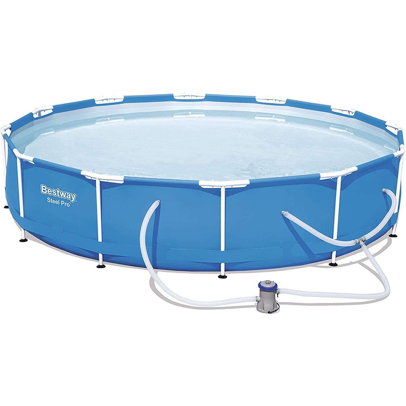 Bestway Steel Pro 12ft Round Frame Ground Pool Set Deals