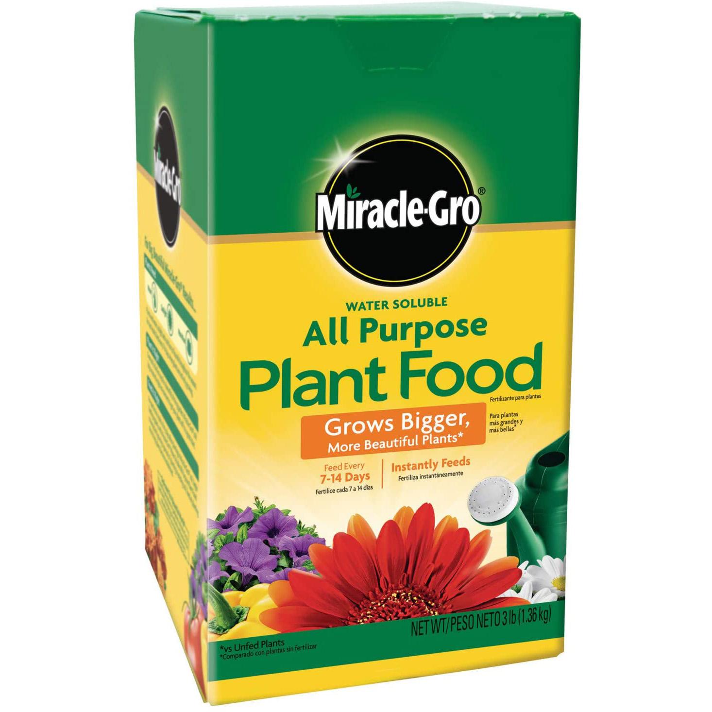 Miracle-Gro 3Lb Water Soluble All Purpose Plant Food Deals