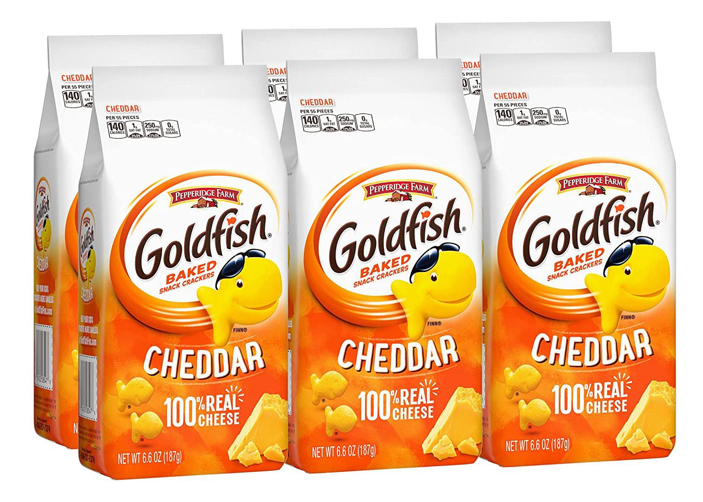 Pepperidge Farm Goldfish Cheddar Crackers for $7.56