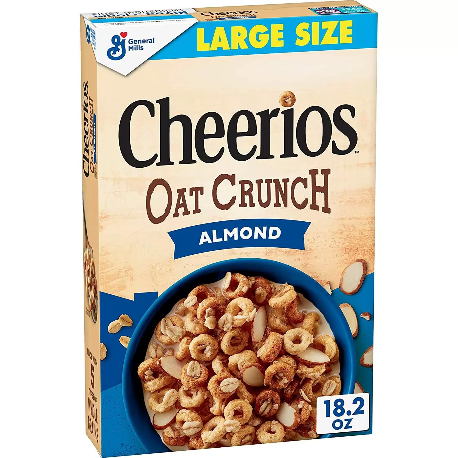 Cheerios Oat Crunch Almond Breakfast Cereal for $1.99 Shipped